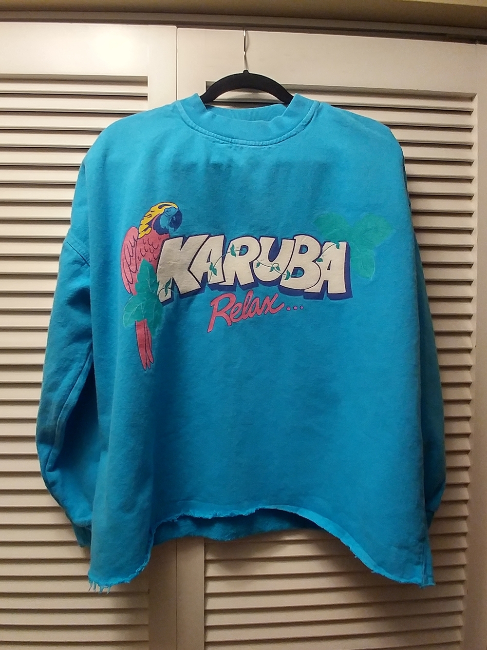 Vintage Karbu Turquoise Crewneck Sweatshirt